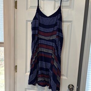 Striped Spaghetti Strap Dress